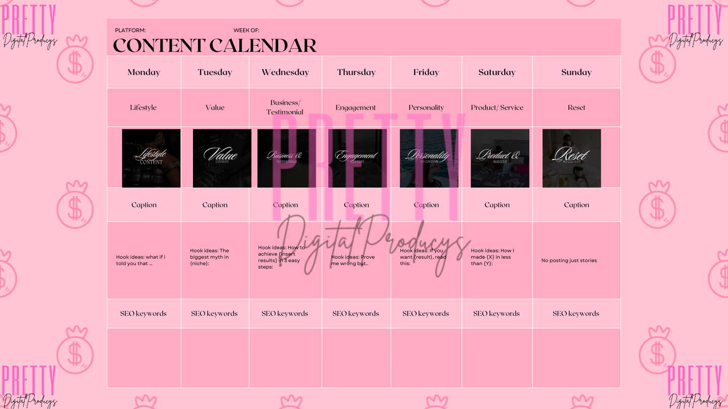 2024 Content Calendar