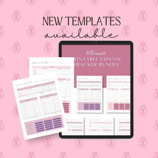 Pretty Expenses Tracker Printable ultimates